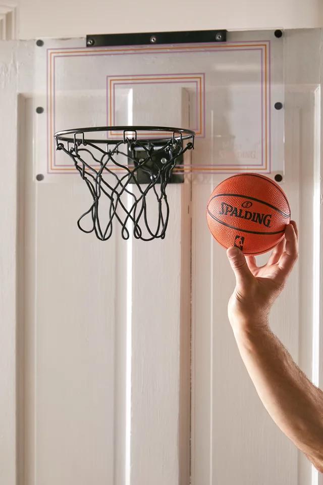 商品Spalding|Spalding UO Exclusive Over-The-Door Slam Dunk Mini Basketball Hoop,价格¥263,第1张图片