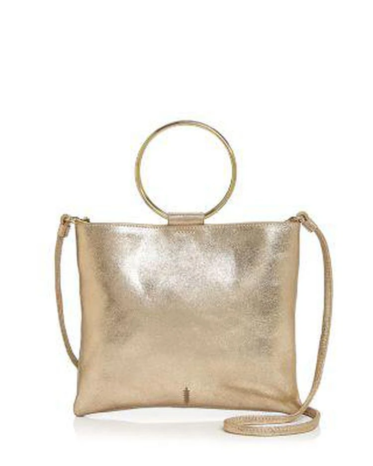 商品THACKER|Le Pouch 皮质圆环手提斜挎包,价格¥1027,第1张图片