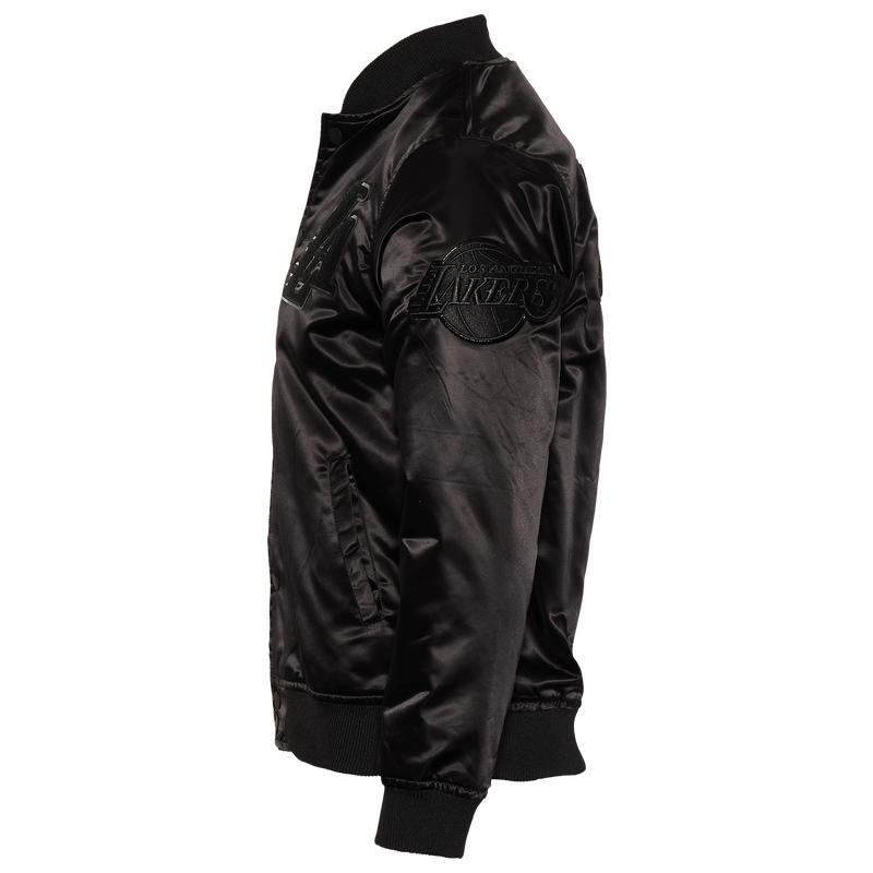 Pro Standard Lakers Triple Satin Jacket - Men's商品第3张图片规格展示