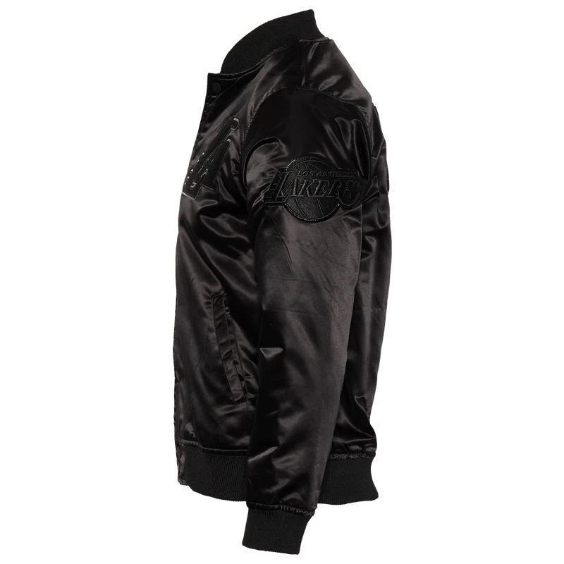 商品Pro Standard|Pro Standard Lakers Triple Satin Jacket - Men's,价格¥973,第3张图片详细描述