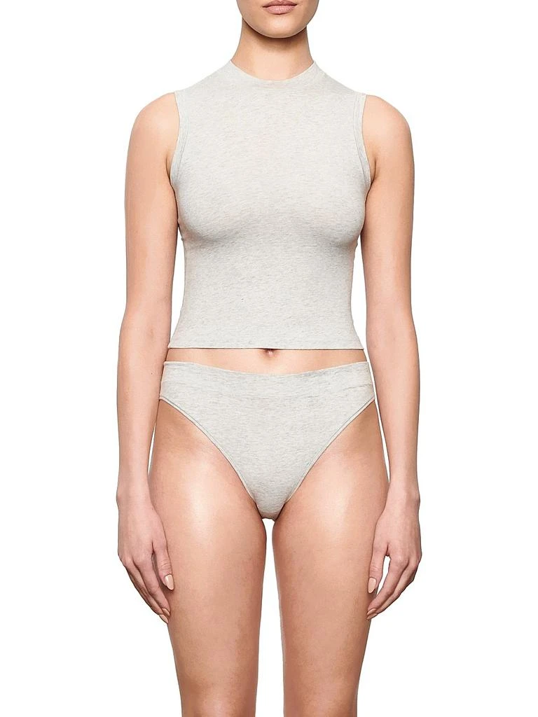 商品SKIMS|Cotton Jersey Cheeky Tanga,价格¥150,第2张图片详细描述