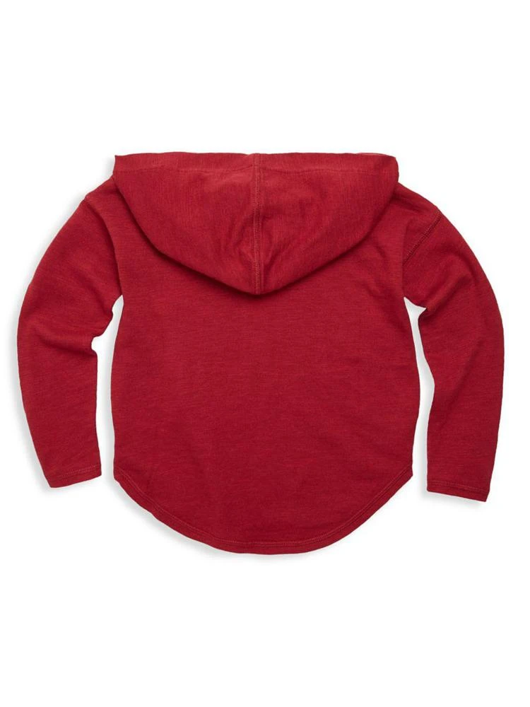 商品Ralph Lauren|Little Girl's and Girl's Sporty Cotton Hoodie,价格¥111,第2张图片详细描述
