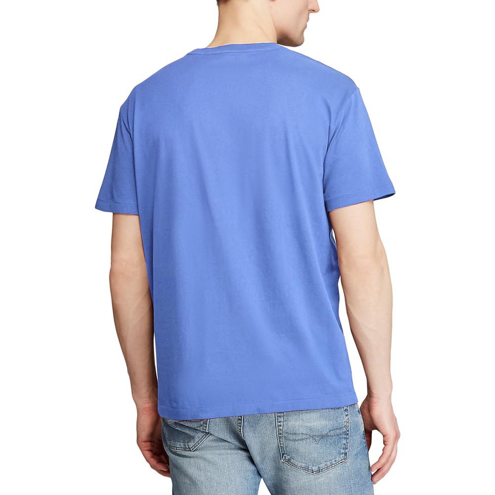 Men's Classic Fit Crew Neck Pocket T-Shirt商品第2张图片规格展示