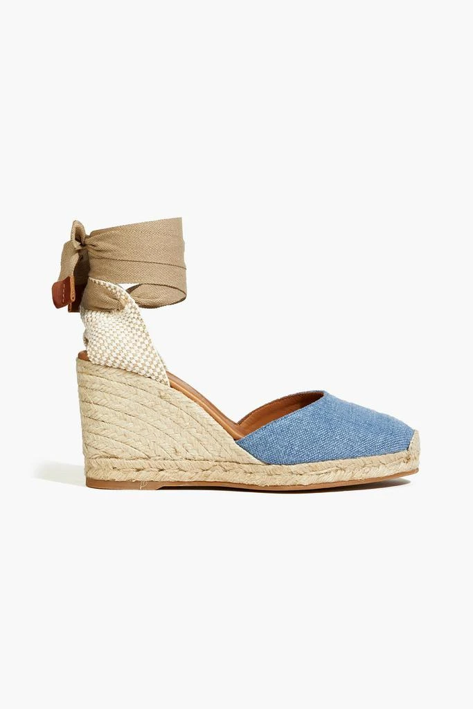 商品VANESSA BRUNO|Canvas wedge espadrilles,价格¥331,第1张图片