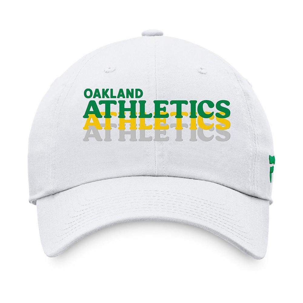 商品Fanatics|Women's Branded White Oakland Athletics True Classics Gradient Adjustable Hat,价格¥137,第6张图片详细描述