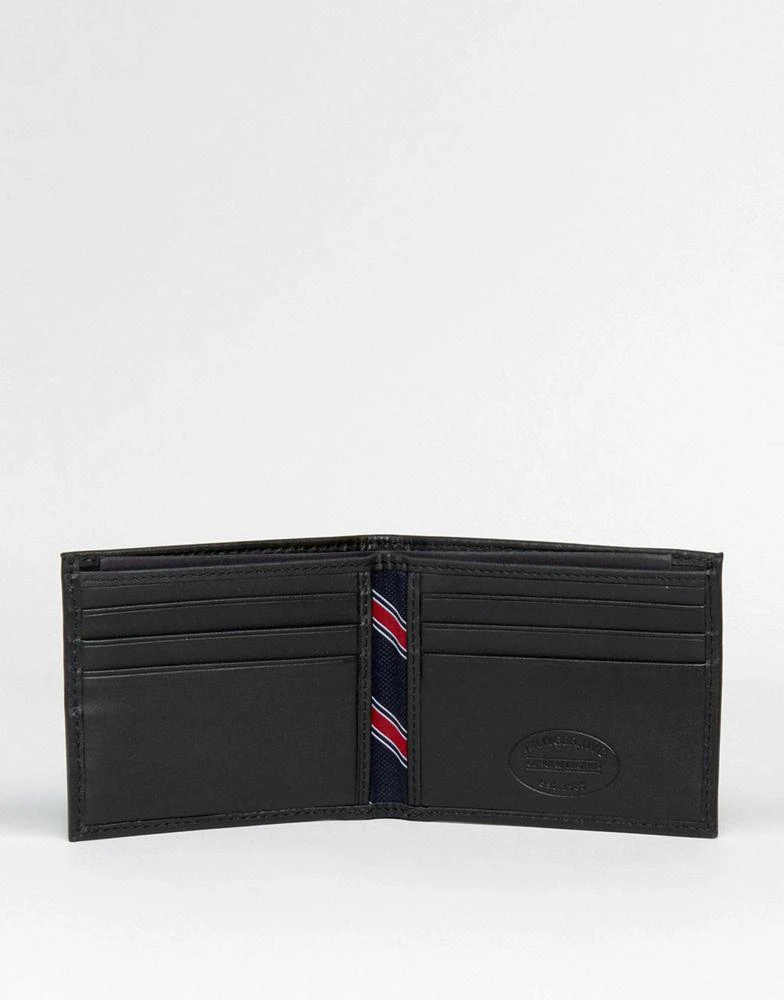 商品Tommy Hilfiger|Tommy Hilfiger Eton mini billfold leather wallet in black,价格¥520,第3张图片详细描述