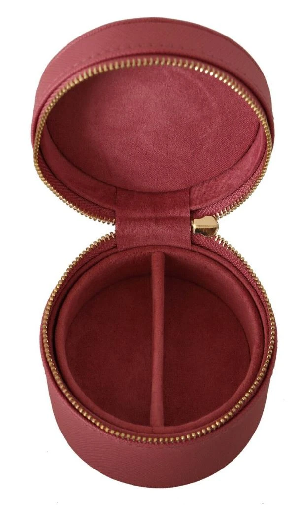 商品Michael Kors|Michael Kors Pink Leather Zip Round Pouch Purse Storage Wallet,价格¥1030,第5张图片详细描述