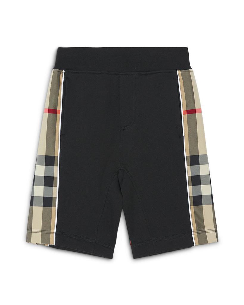 商品Burberry|Unisex Check Panel Cotton Shorts - Little Kid, Big Kid,价格¥1697,第1张图片