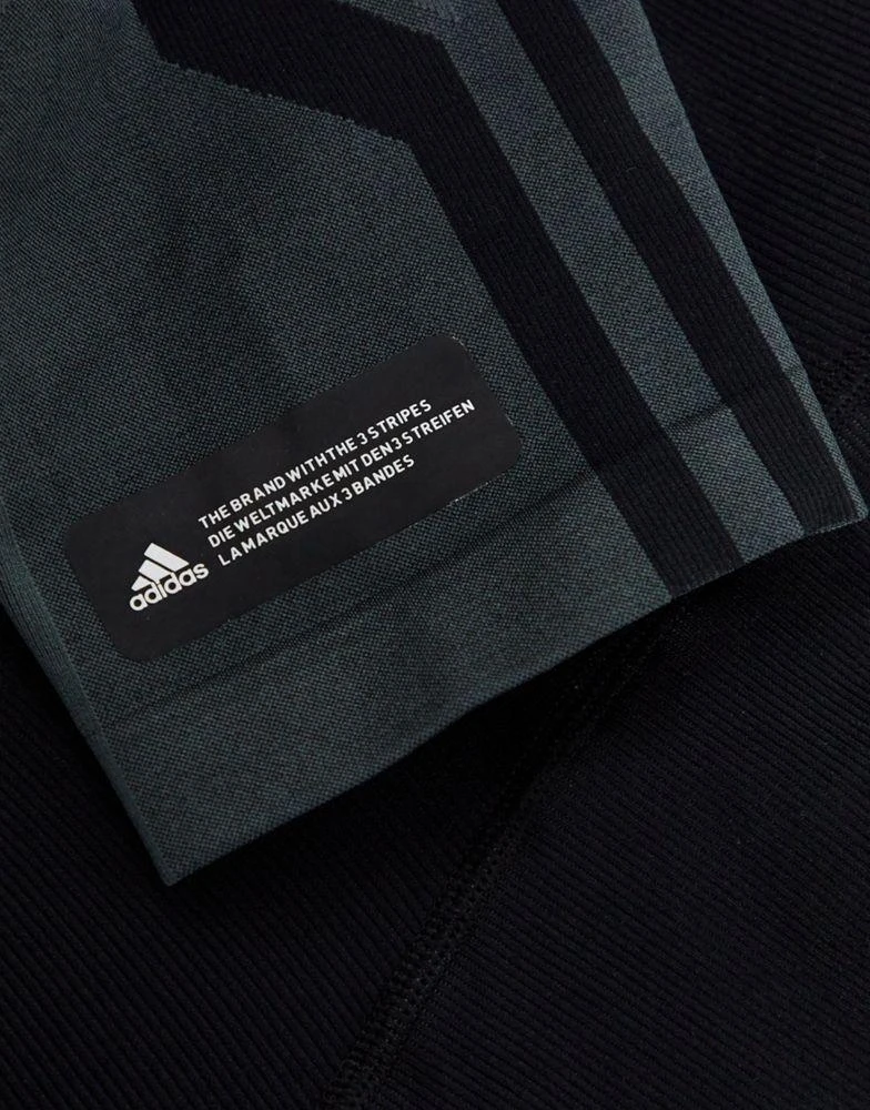 商品Adidas|adidas Training Plus Sculpt leggings with seam detail in black,价格¥740,第4张图片详细描述
