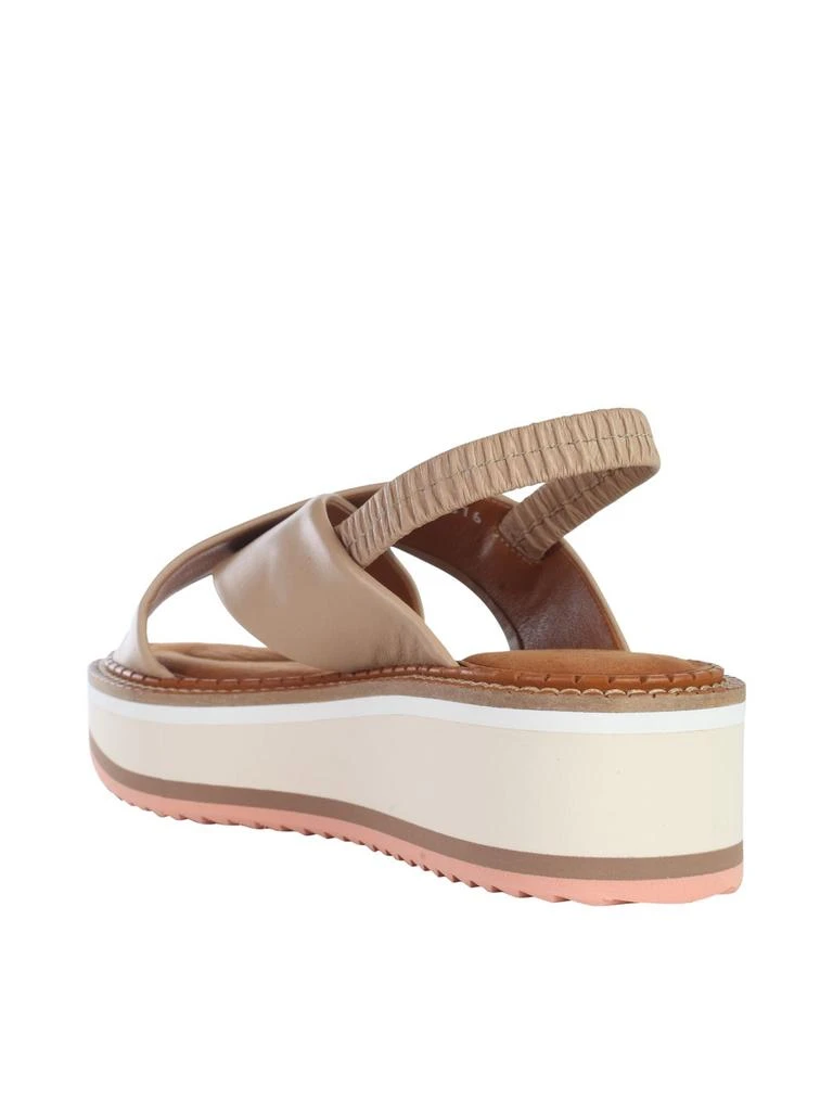 商品ROBERT CLERGERIE|Robert clergerie women's gold leather sandals,价格¥4200,第3张图片详细描述