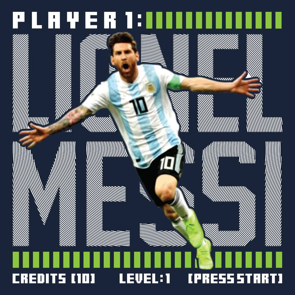 MESSI GAMER GRAPHIC T-SHIRT 商品