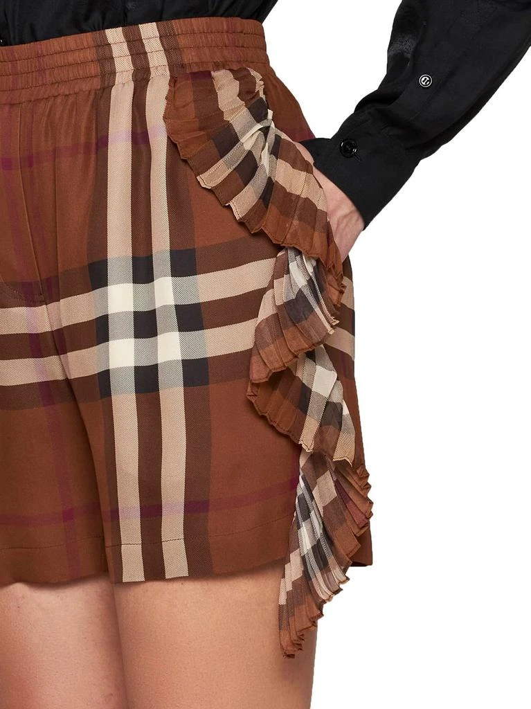 商品Burberry|Burberry Checked Fringed-Detail Shorts,价格¥5145,第5张图片详细描述