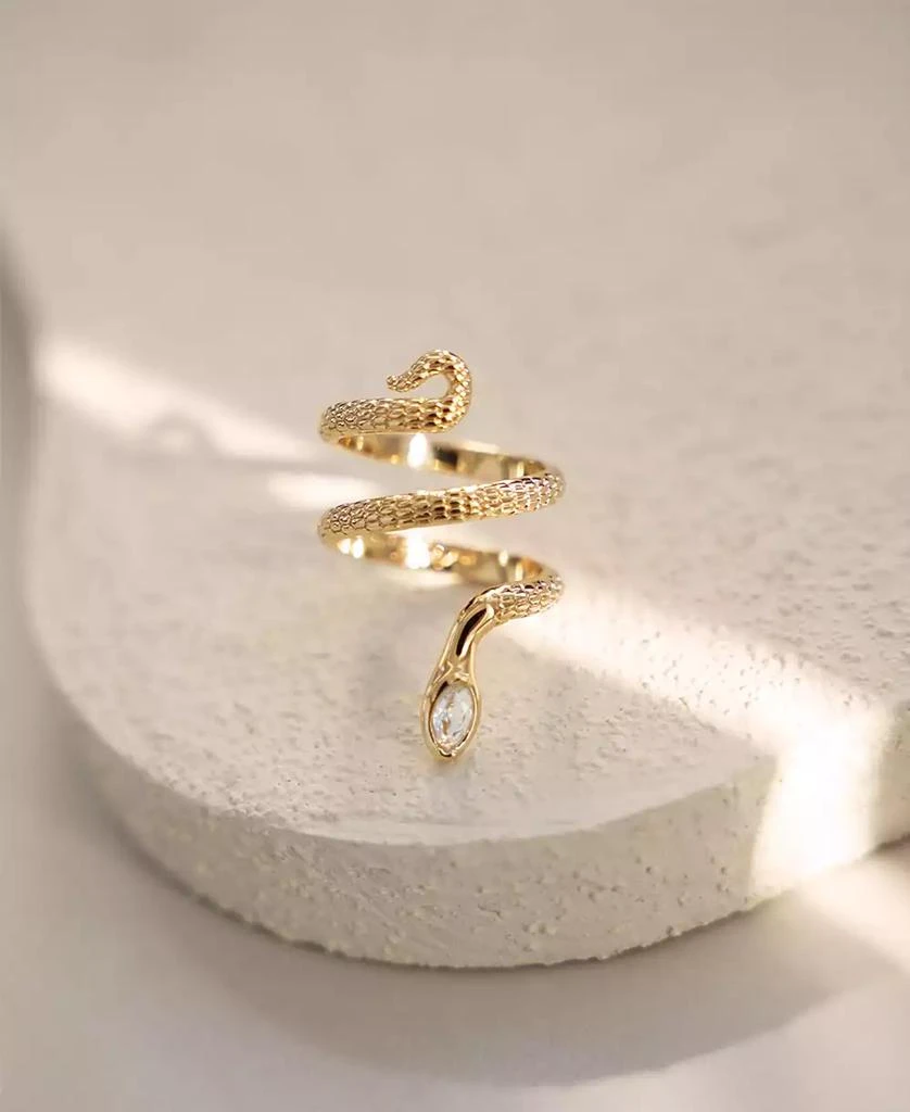 商品Ettika Jewelry|Serpentina Crystal Coiled Ring,价格¥368,第2张图片详细描述