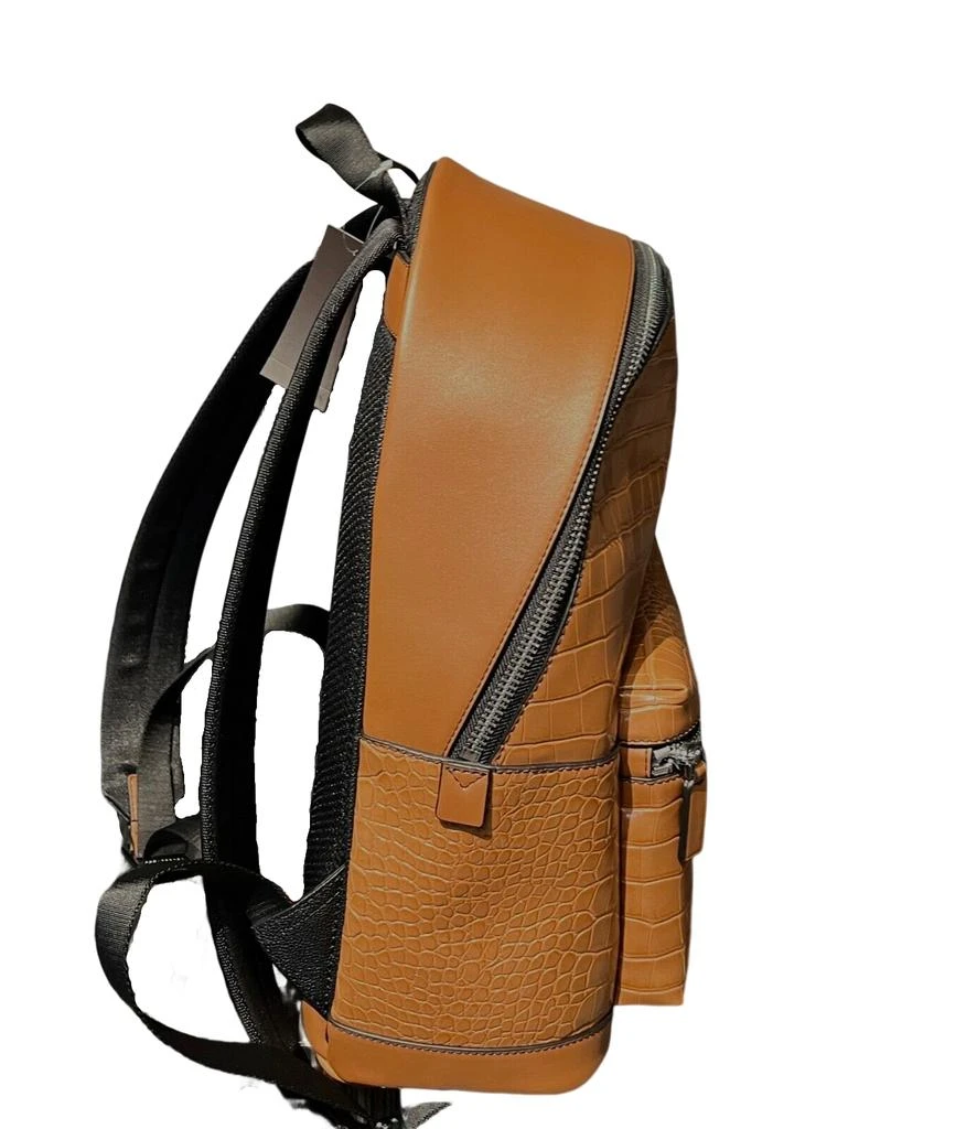 商品Michael Kors|Michael Kors Cooper Men's Croc Embossed Leather Backpack,价格¥2026,第3张图片详细描述