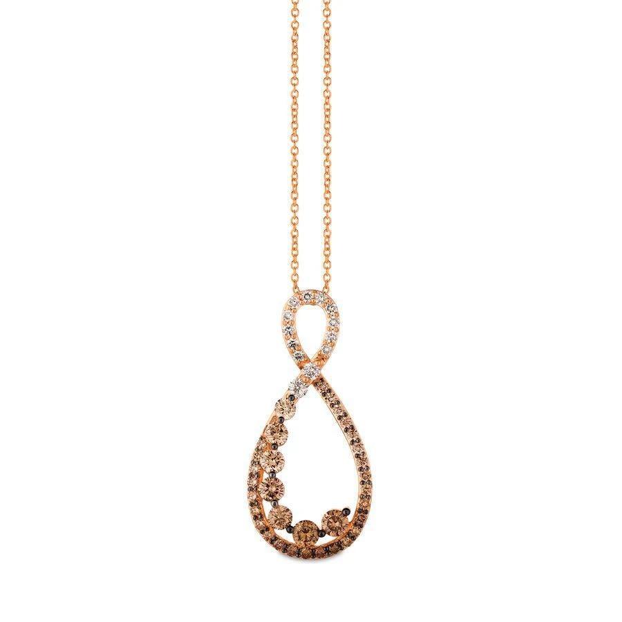 商品Le Vian|Ladies Chocolate Ombre  Necklaces set in 14K Strawberry Gold,价格¥6062,第1张图片