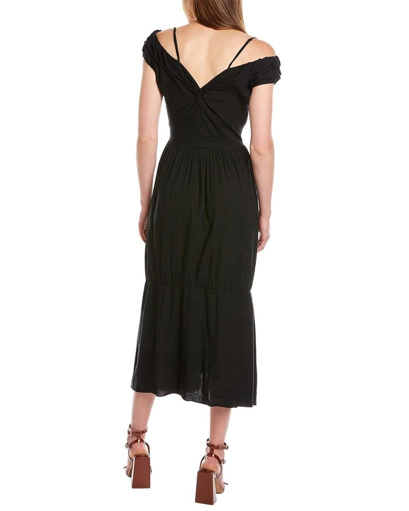 商品Vince|Vince Off-Shoulder Twist Dress,价格¥646,第2张图片详细描述