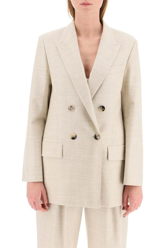 商品AGNONA|Agnona double-breasted wool silk blazer,价格¥8563,第2张图片详细描述