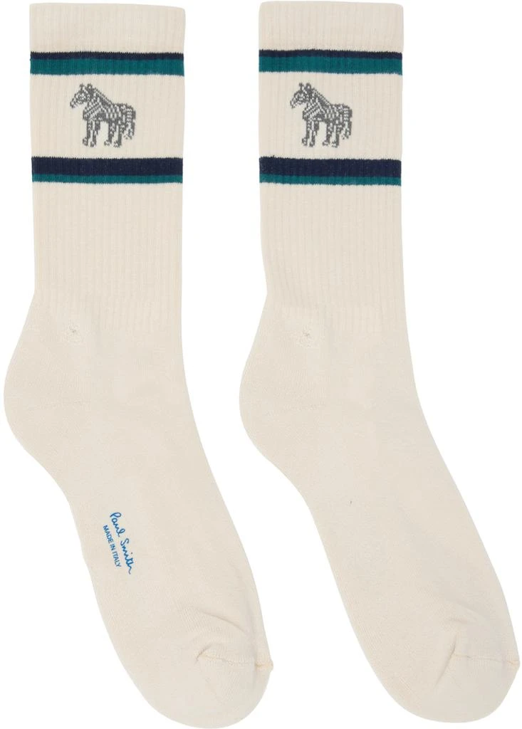 商品Paul Smith|Three-Pack Multicolor Zebra Stripe Socks,价格¥224,第4张图片详细描述