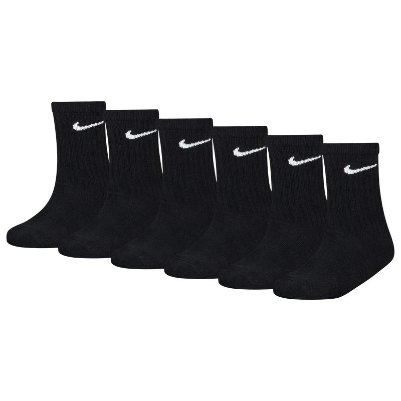 商品NIKE|Nike 6 Pack Dri-FIT Performance Basic Crew Socks - Boys' Preschool,价格¥120,第1张图片