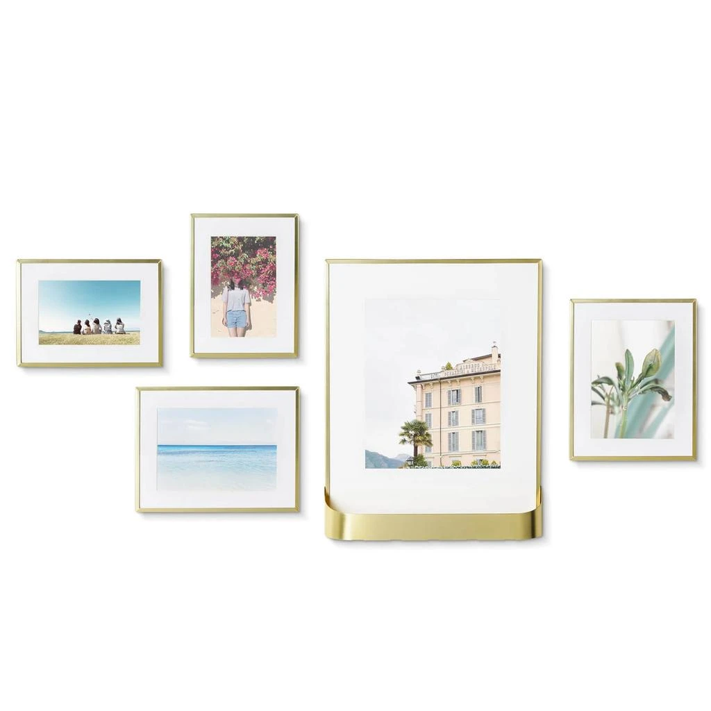 Umbra Matinee Gallery Frames (Set of 5) - Matte Brass 商品