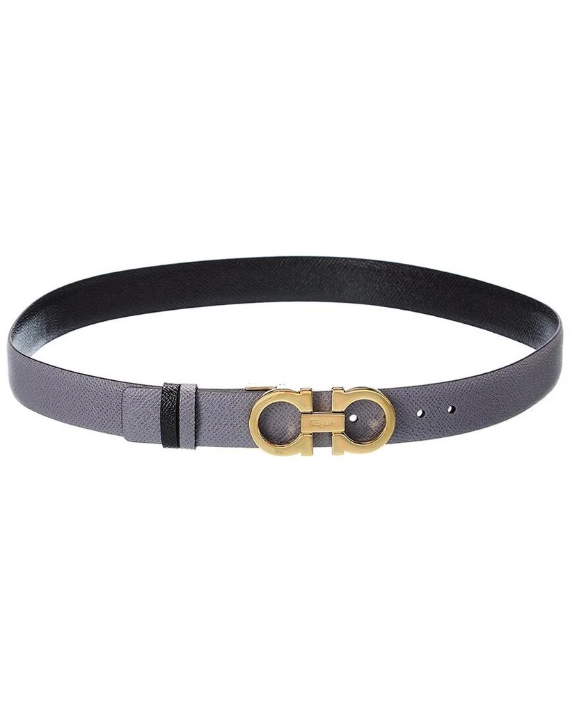 商品Salvatore Ferragamo|Salvatore Ferragamo Gancini Reversible & Adjustable Leather Belt,价格¥2848,第1张图片
