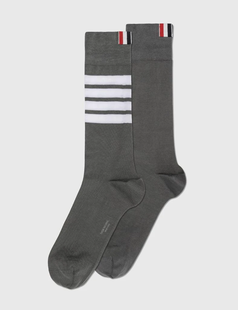 商品Thom Browne|4-Bar Mid-Calf Socks,价格¥769,第1张图片