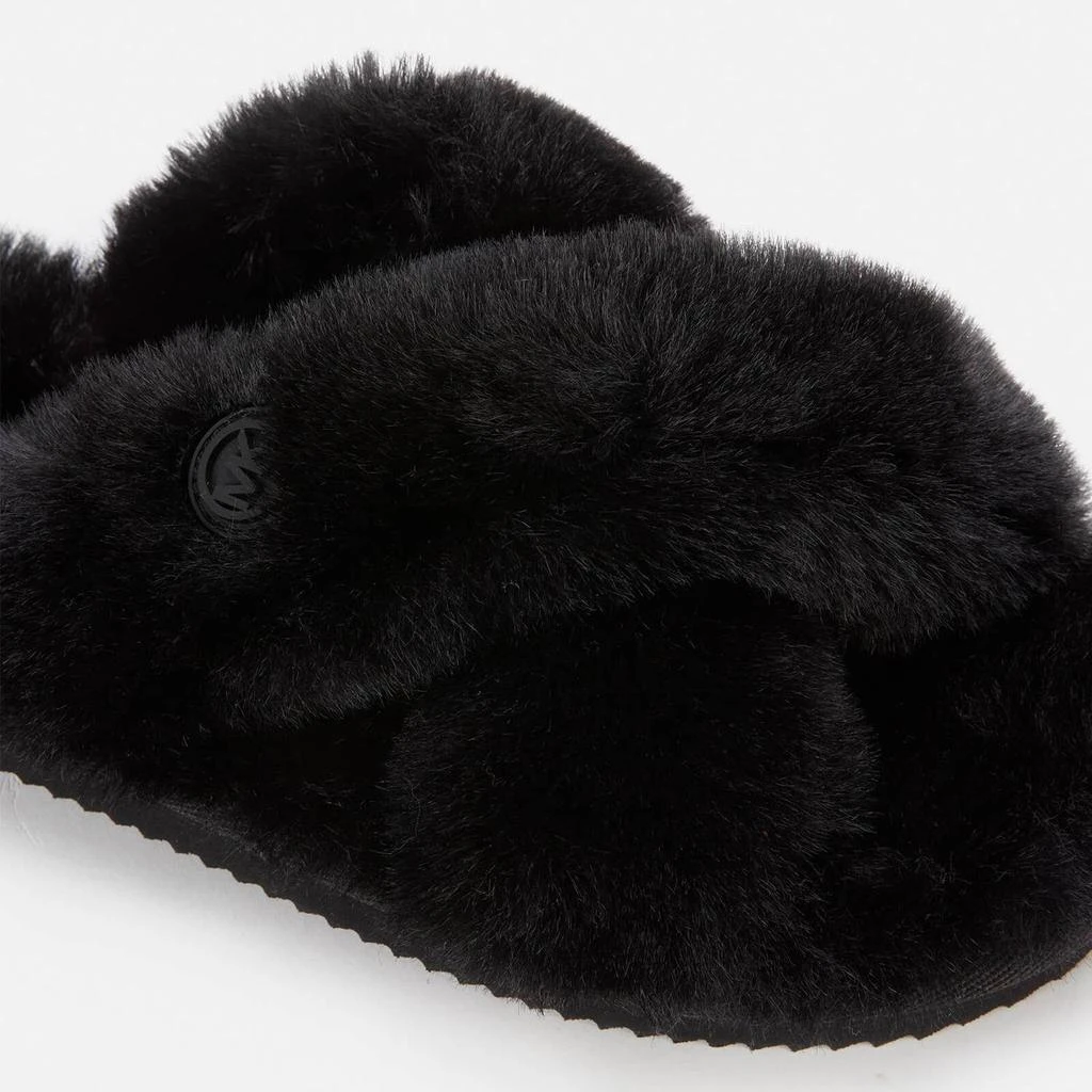 商品Michael Kors|MICHAEL MICHAEL KORS WOMEN'S LALA SLIDE SLIPPERS - BLACK,价格¥331,第4张图片详细描述