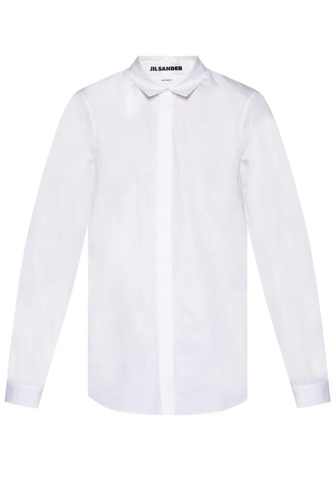 商品Jil Sander|Jil Sander Long-Sleeved Concealed Placket Shirt,价格¥2833,第1张图片