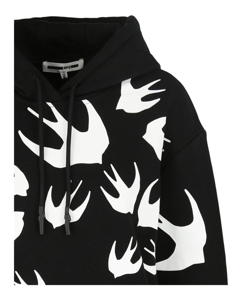 商品Alexander McQueen|Swallows Cotton Sweatshirt,价格¥1473,第5张图片详细描述