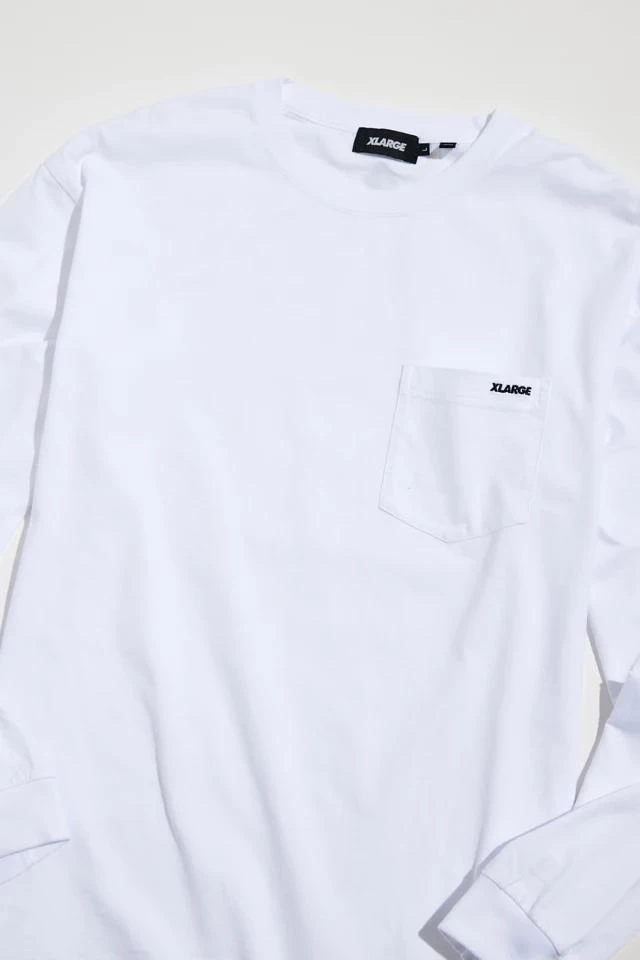 商品XLARGE|XLARGE Mini Standard Logo Long Sleeve Tee,价格¥337,第2张图片详细描述