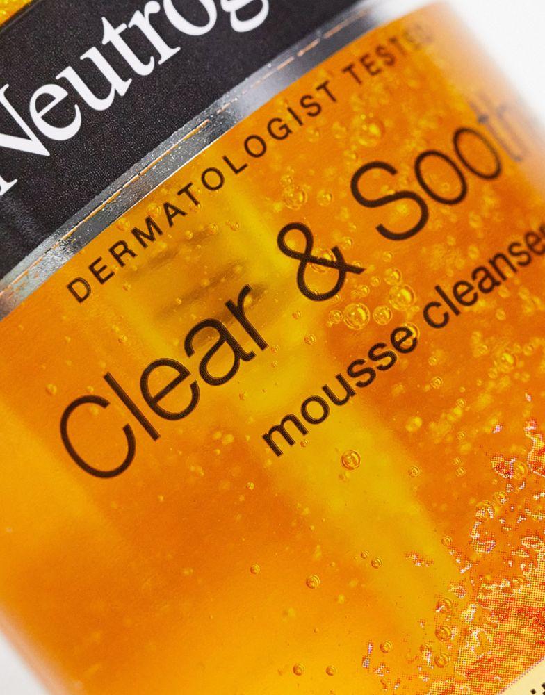 Neutrogena Clear & Soothe Mousse Cleanser for Spot-Prone Skin 150ml商品第4张图片规格展示