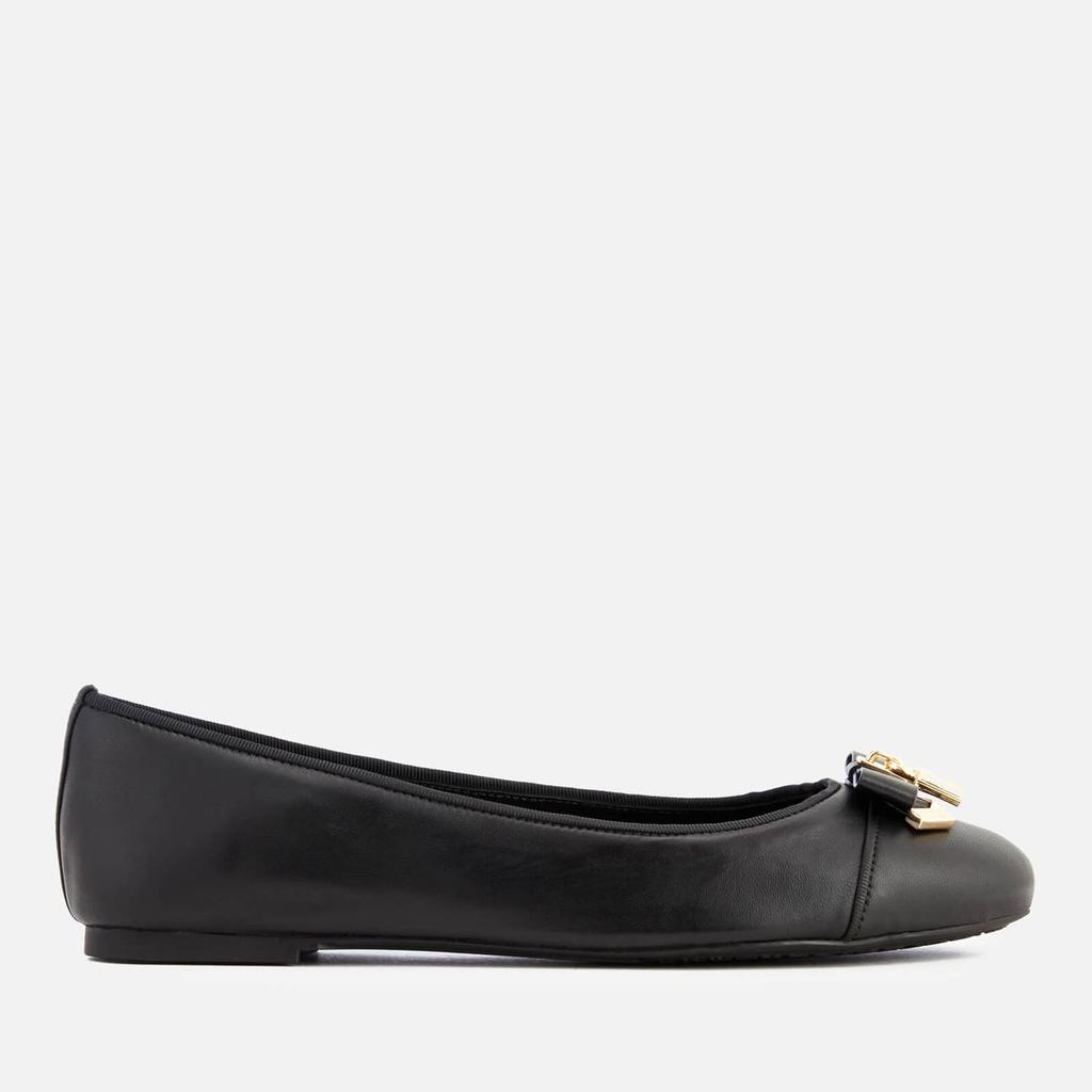 MICHAEL Michael Kors Women's Alice Leather Ballet Flats - Black商品第1张图片规格展示