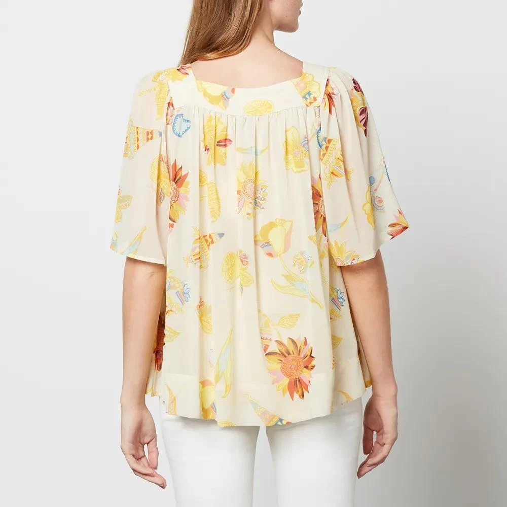 商品See by Chloé|See By Chloe Women's Summer Fun Fair On Georgette Top,价格¥235,第2张图片详细描述