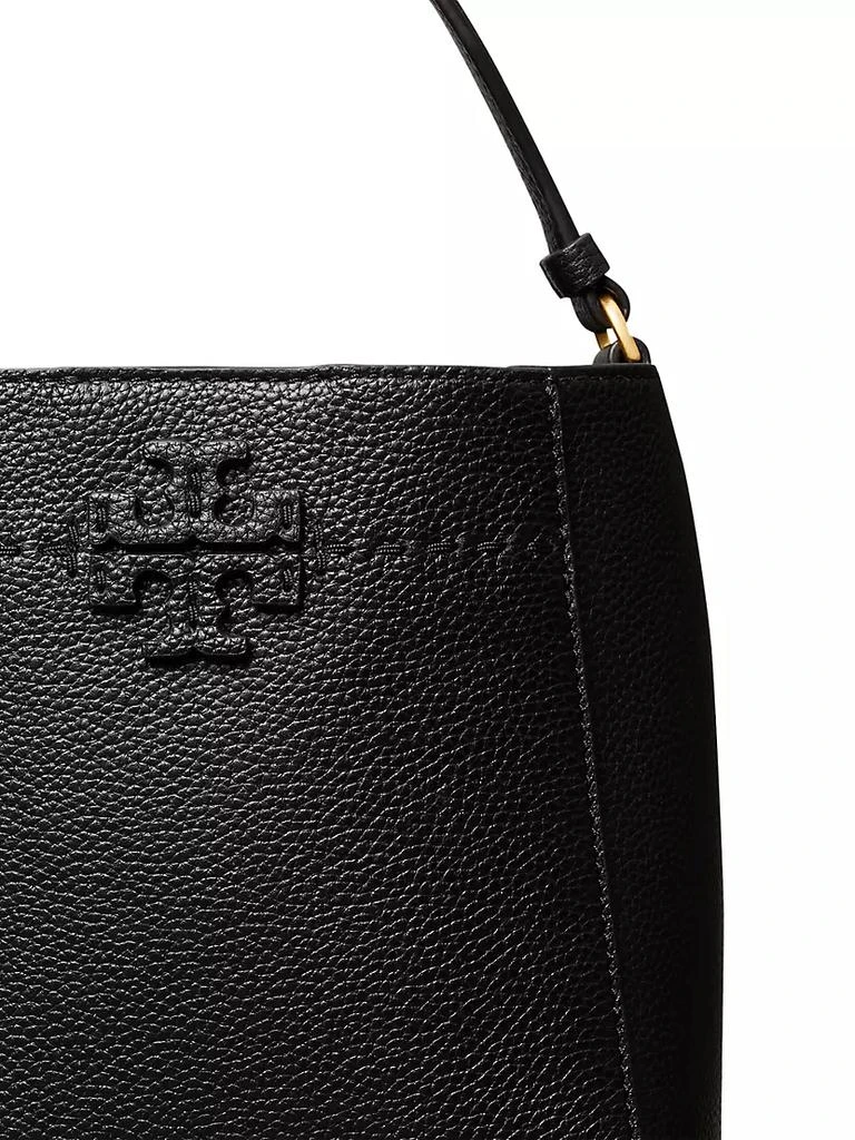 商品Tory Burch|Small McGraw Leather Bucket Bag,价格¥1956,第3张图片详细描述