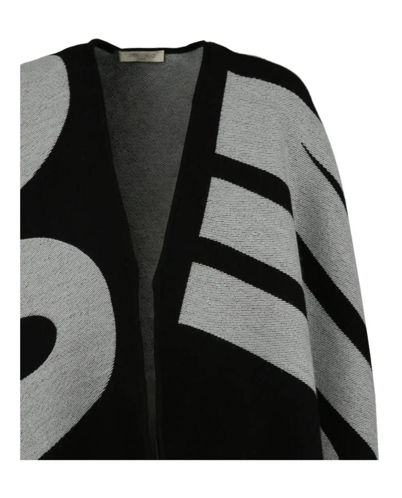 商品Jimmy Choo|Logo Printed Wool Poncho,价格¥2498,第3张图片详细描述