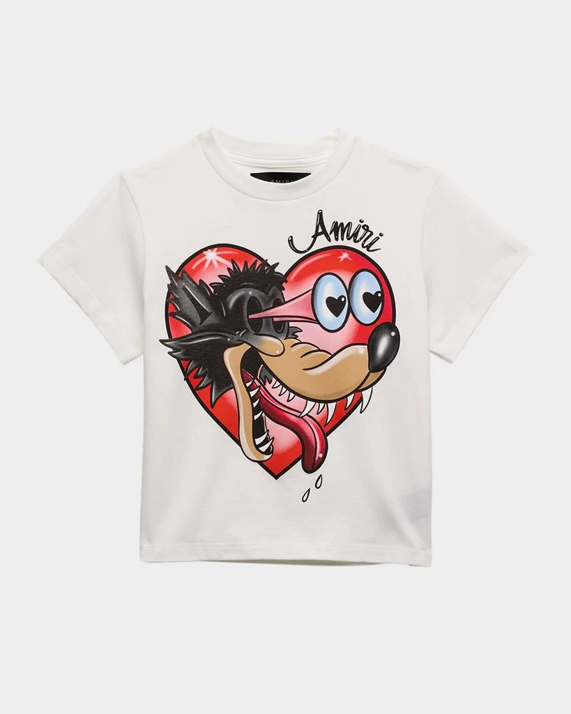 商品AMIRI|Kid's Roxy Wolf Graphic T-Shirt, Size 4-12,价格¥1301,第1张图片