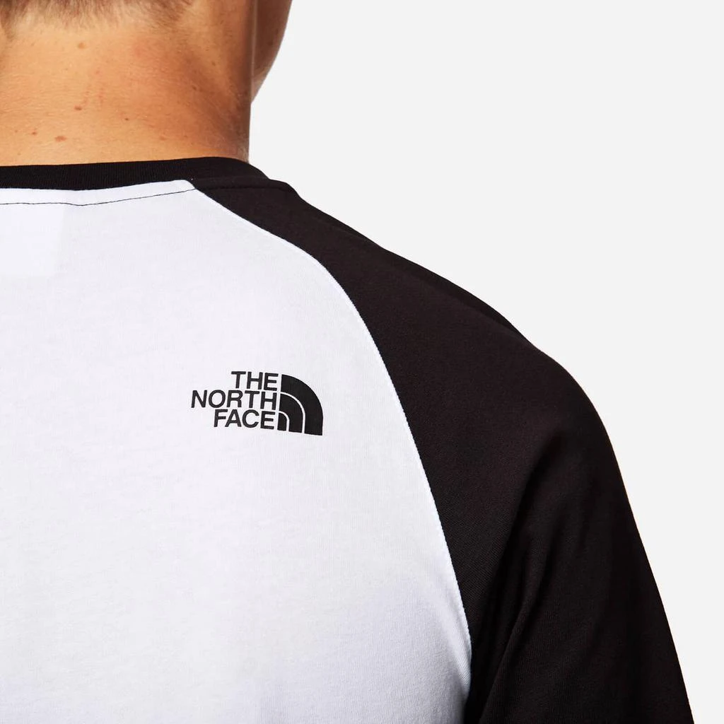 商品The North Face|The North Face Men's Raglan Easy Short Sleeve T-Shirt - TNF White/TNF Black,价格¥198,第4张图片详细描述