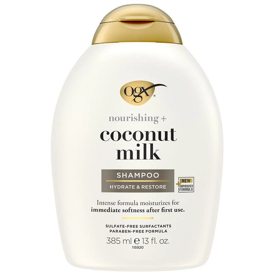 商品OGX|Nourishing + Coconut Milk Moisturizing Hair Shampoo,价格¥84,第1张图片