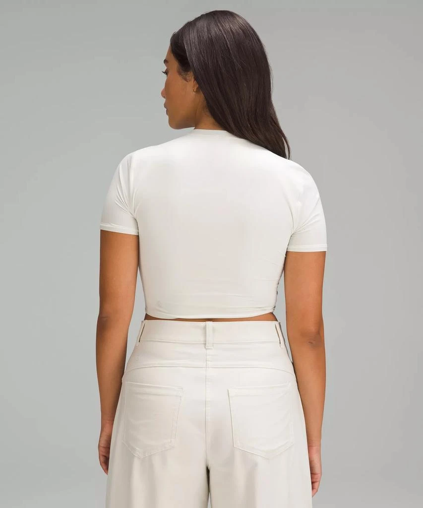 Wundermost Ultra-Soft Nulu Crewneck Cropped T-Shirt 商品