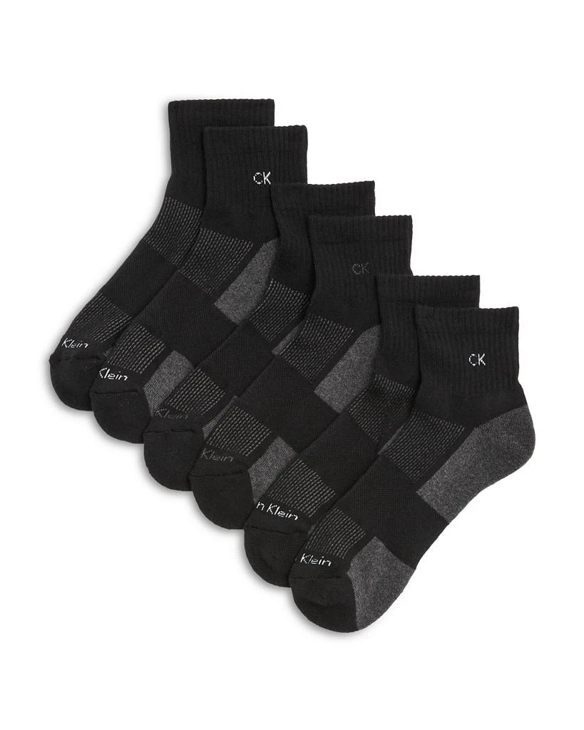 商品Calvin Klein|Color Block Ankle Socks, Pack of 3,价格¥150,第1张图片