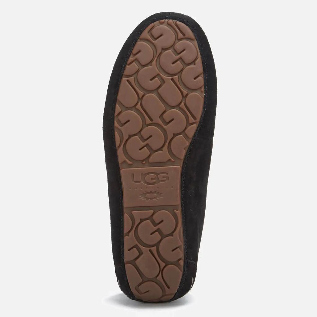 商品UGG|UGG Women's Ansley Moccasin Suede Slippers - Black,价格¥765,第7张图片详细描述