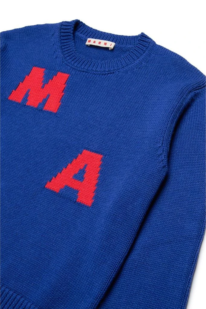 商品Marni|Marni Kids Long-Sleeved Crewneck Jumper,价格¥1098,第3张图片详细描述