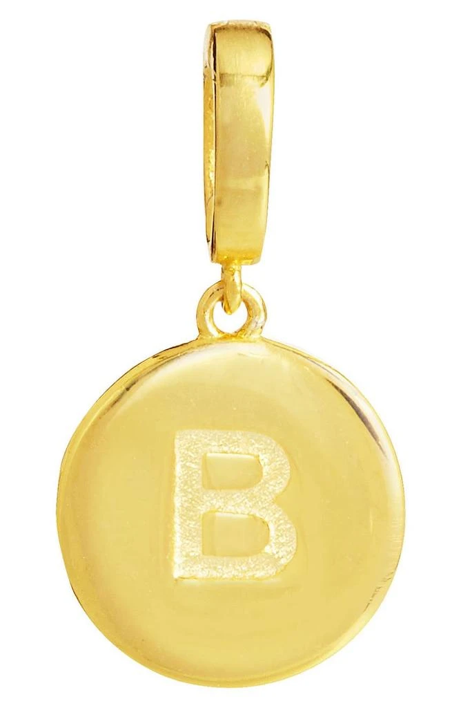 商品Savvy Cie Jewels|18K Gold Vermeil Sterling Silver Hinged Initial Charm,价格¥167,第1张图片