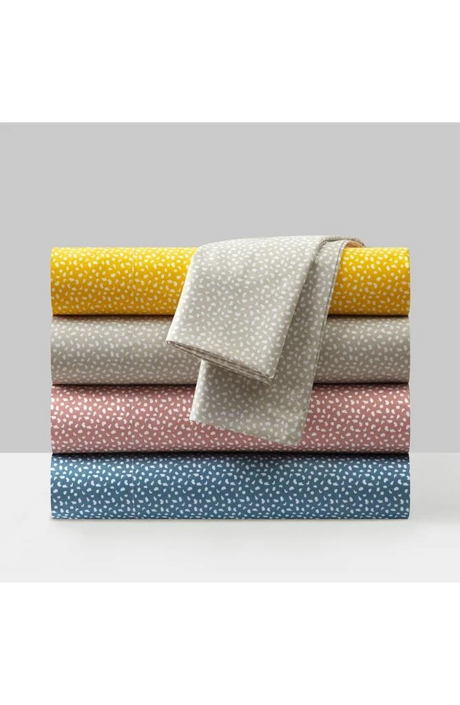 商品CHIC|Reuben Beige & White Spot Microfiber Sheet Set - King Size,价格¥310,第4张图片详细描述
