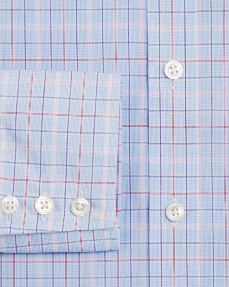 商品Turnbull & Asser|Large Grid Regular Fit Dress Shirt,价格¥808,第2张图片详细描述