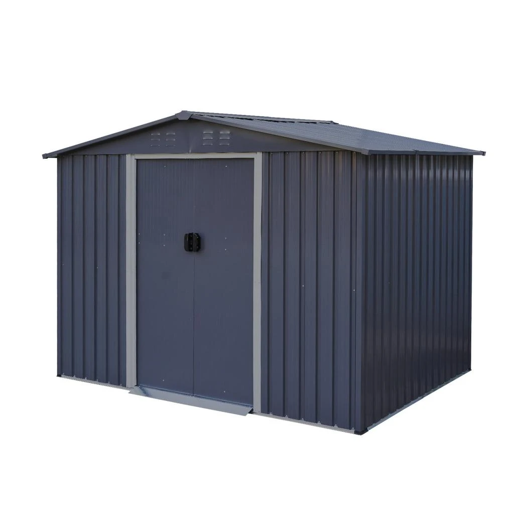 商品Simplie Fun|Outdoor Storage Shed 8 x 6 FT Large Metal Tool Sheds,价格¥6120,第2张图片详细描述