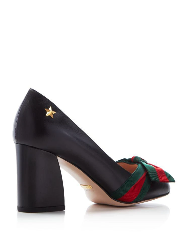 商品Gucci|Women's Aline Block Heel Pumps,价格¥5457,第5张图片详细描述