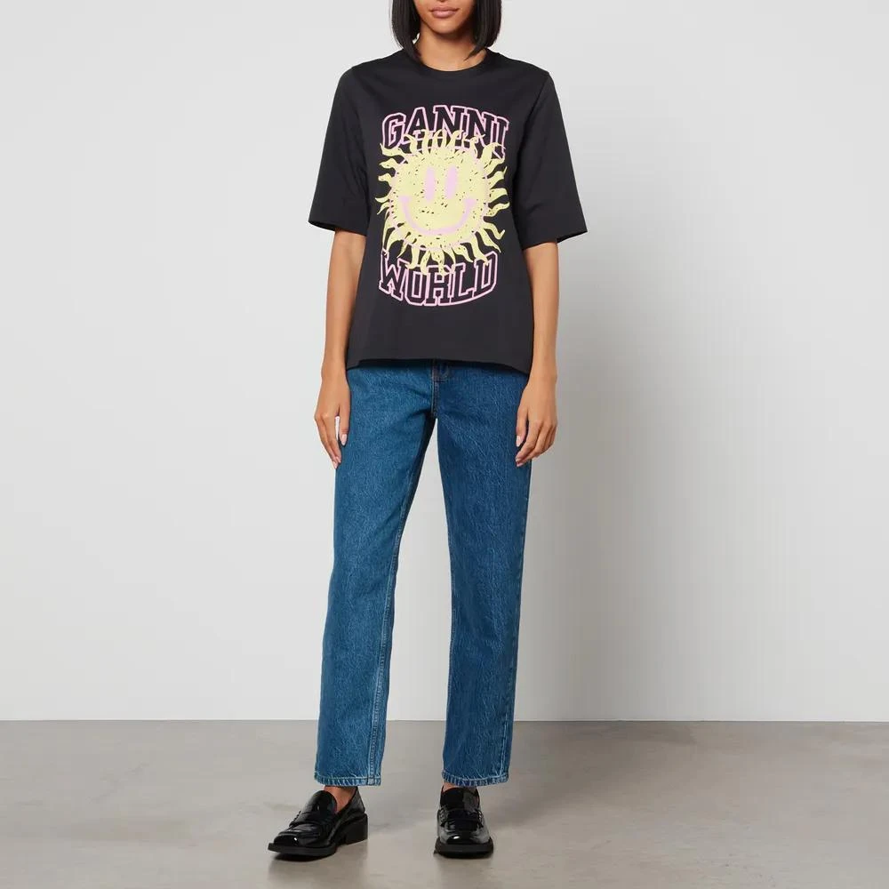 商品Ganni|Ganni Organic Cotton-Jersey T-Shirt,价格¥603,第3张图片详细描述