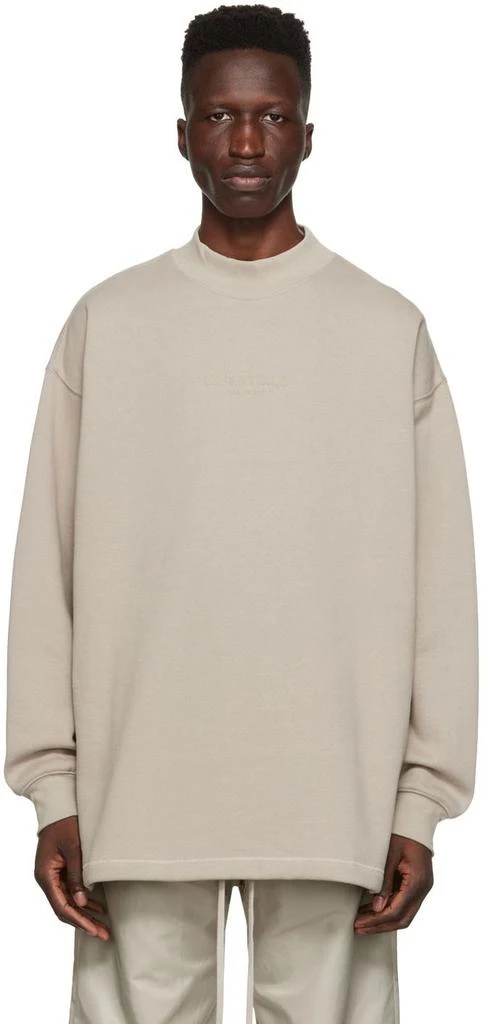 商品Essentials|Gray Relaxed Sweatshirt,价格¥192,第1张图片