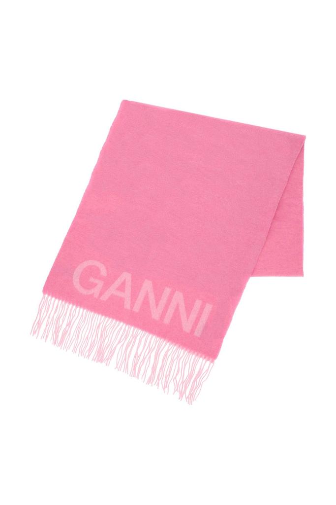 Ganni Logo Scarf商品第3张图片规格展示